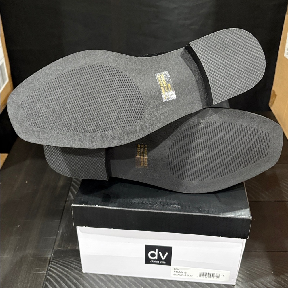 Dolce Vita Women’s Black Stud Loafers - Picture 6 of 9
